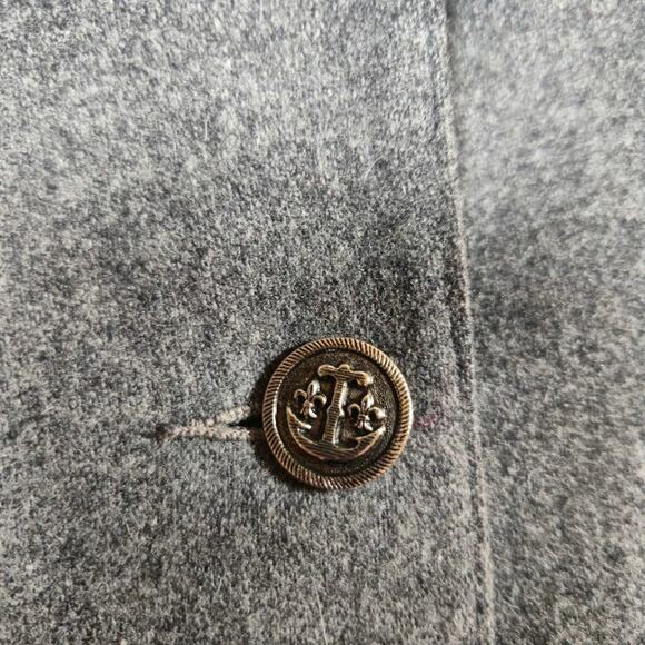 Harrington Square Vintage Women's Wool Blazer Size 12 Gray Preppy Career Classic - Picture 5 of 9